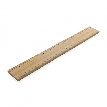 Logo trade reklaamtoote pilt: Timbersoni eriti paks 30 cm kahepoolne bambusest joonlaud